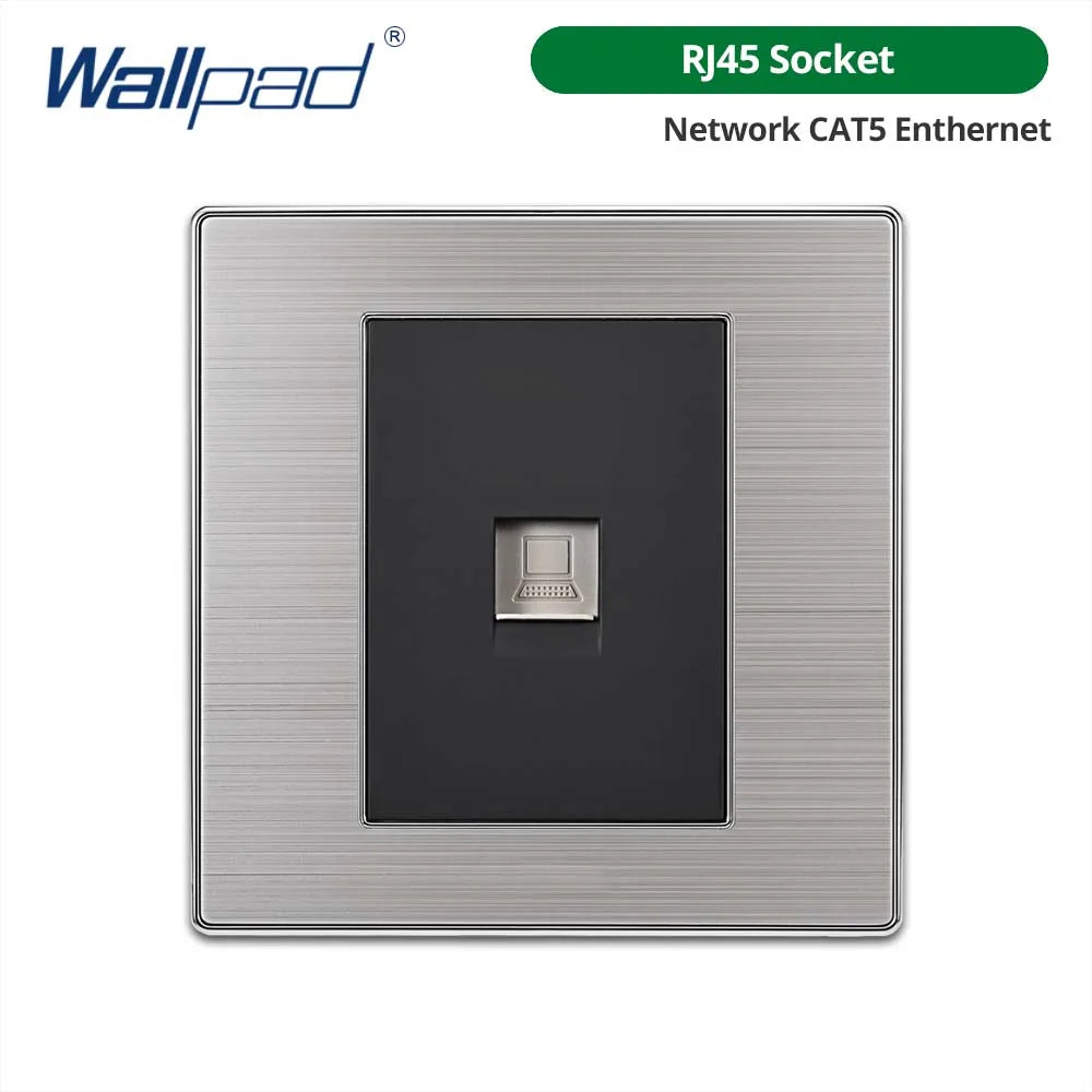 Opções de interruptores e tomadas Wallpad de 86 x 86 mm