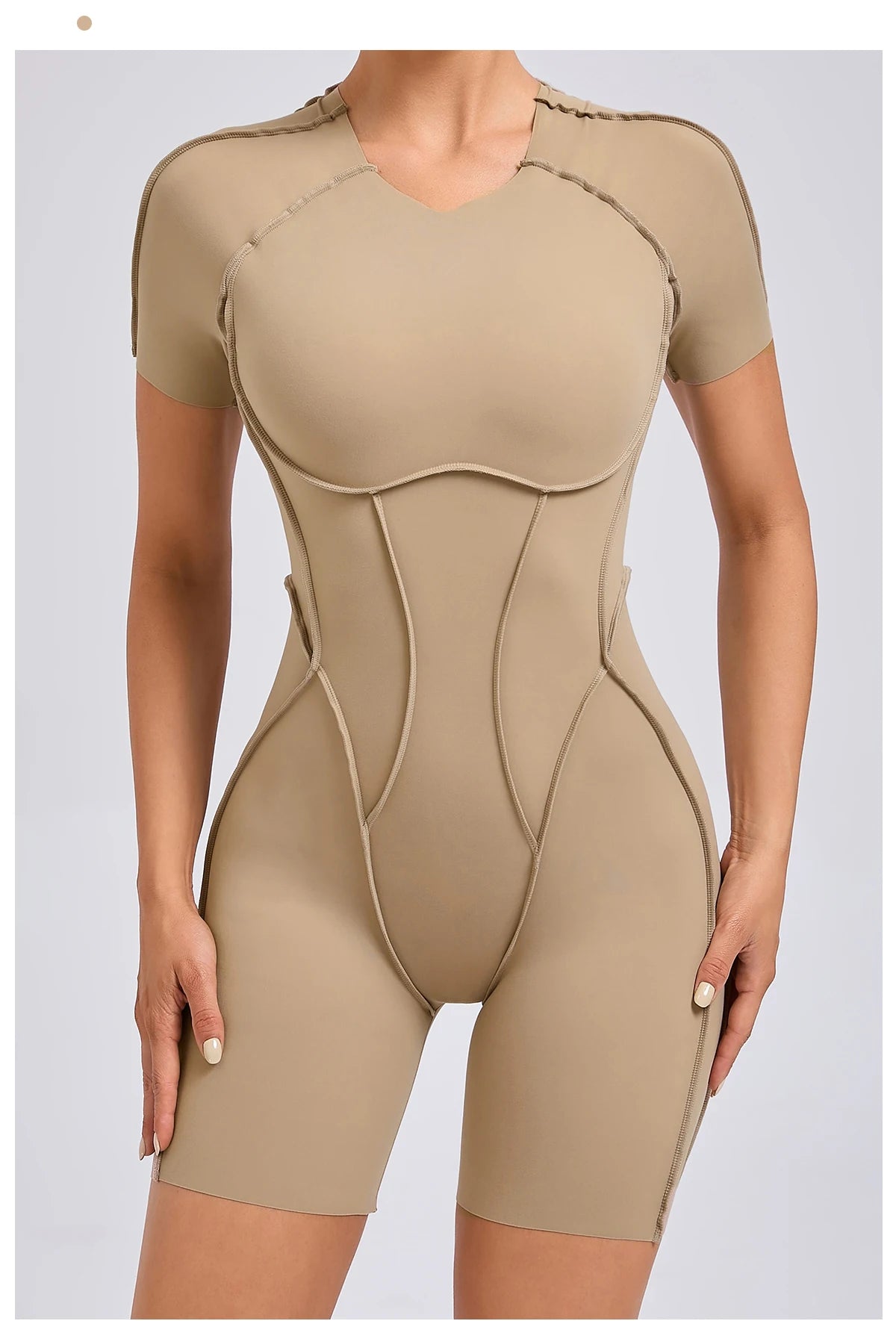 Short Jumpsuit Gym Clothes For Women Sportswear Fitness Overalls Backless Scrunch Booty Yoga Suit Sports Set Outfit 