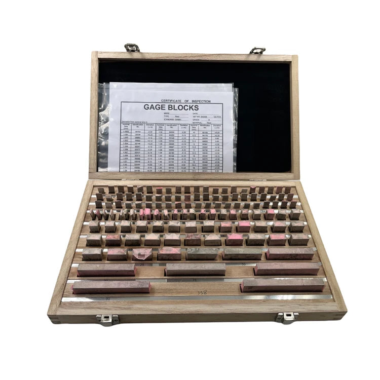 32-Piece Steel Gauge Block Set - Grade Options
