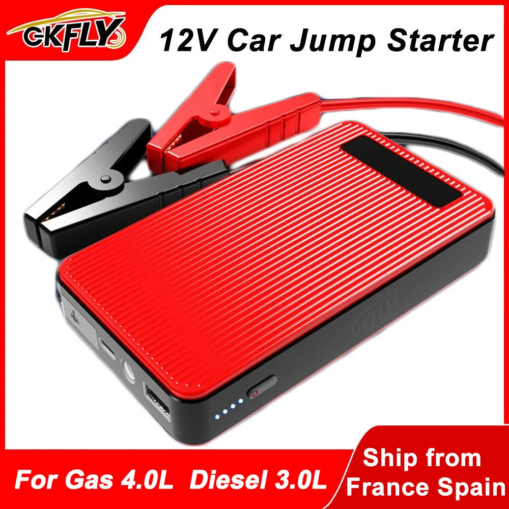 GKFLY Portable Car Battery Jump Starter 8000mAh