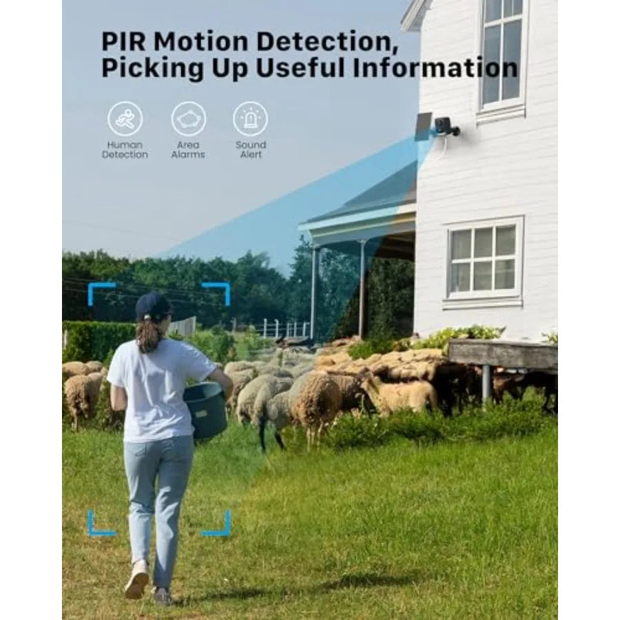 Wireless Outdoor Security Cameras for Solar-Powered Home Surveillance