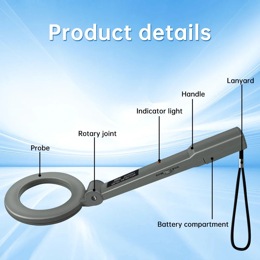 Foldable Handheld Metal Detector
