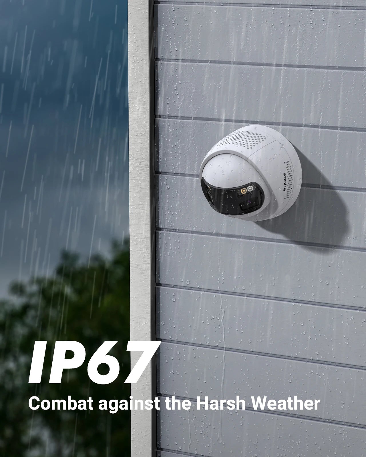 ANNKE 6MP Dual Lens 180° Wide View Outdoor Security Camera