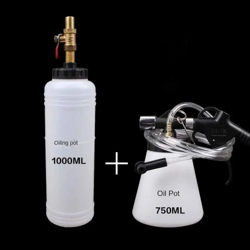1L 0.75L Bil bromsvätskeutlopp hydraulisk pumpningsvätskepump kit oljebyte rensning tankrör reparation verktyg lastbil motorcykel