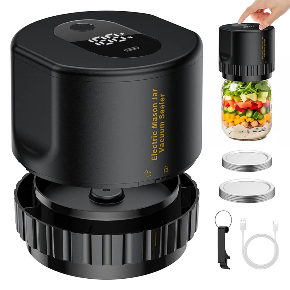 Machine de mise sous vide à conserve en Mason rechargeable