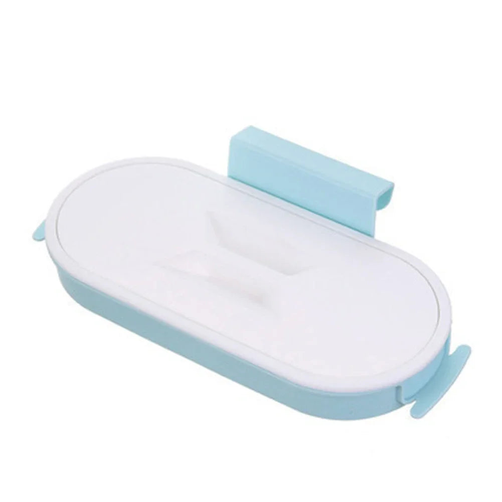 Over-Cupboard Rubbish Bag Holder with Lid