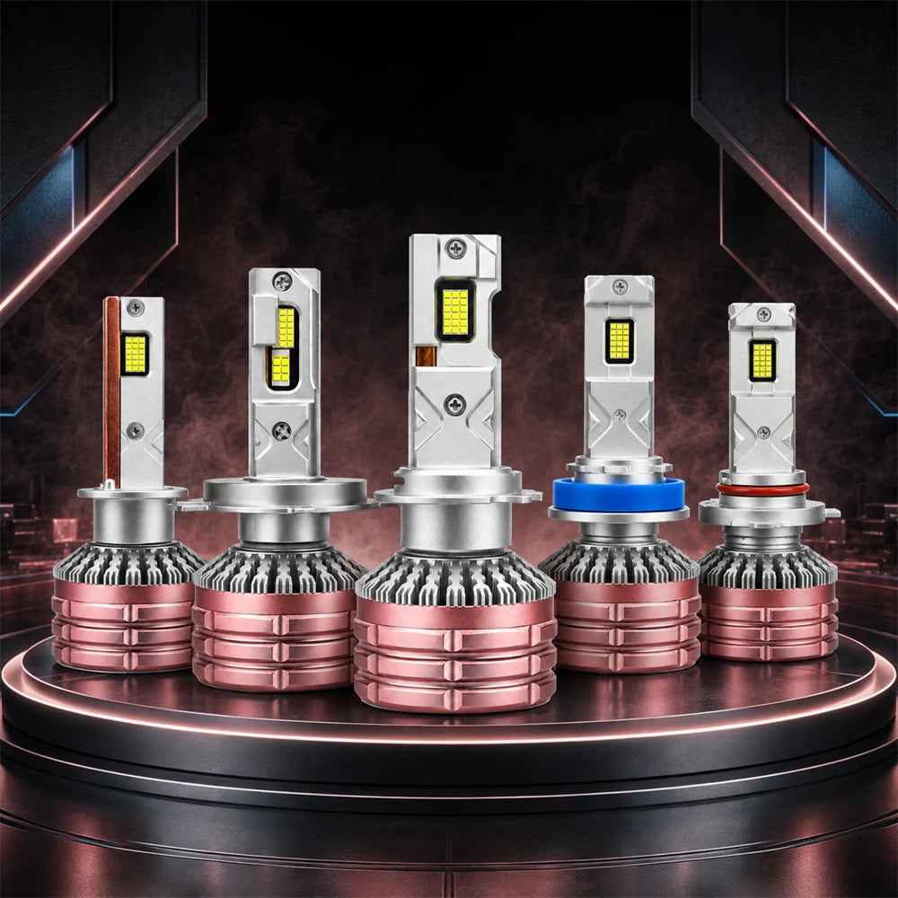 YHKOMS YG3 Rest Test H7 H4 Led Lamp 3 Copper Tubes Led Lights For Car H1 H11 HB3 9005 HB4 9006 Led Headlight Bulb 6000K