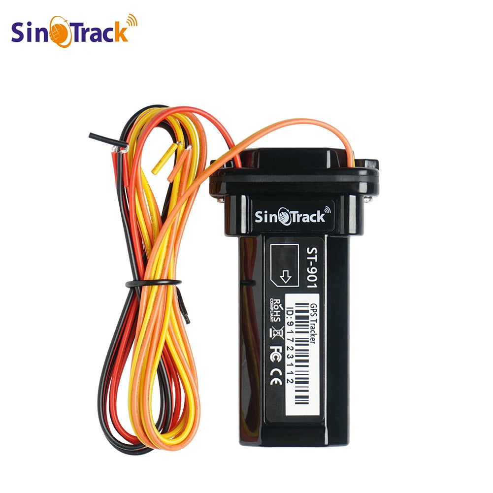 SinoTrack Best GPS Tracker ST-901 Vehicle Tracking Device Waterproof Motorcycle Car GPS GSM SMS Locator with Real Time Tracking