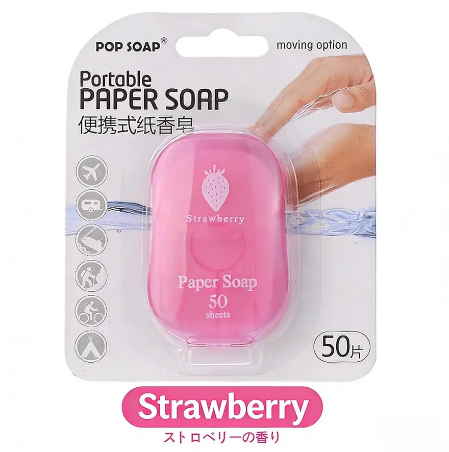 Portable Hand Soap Sheets, 50-Sheet Box