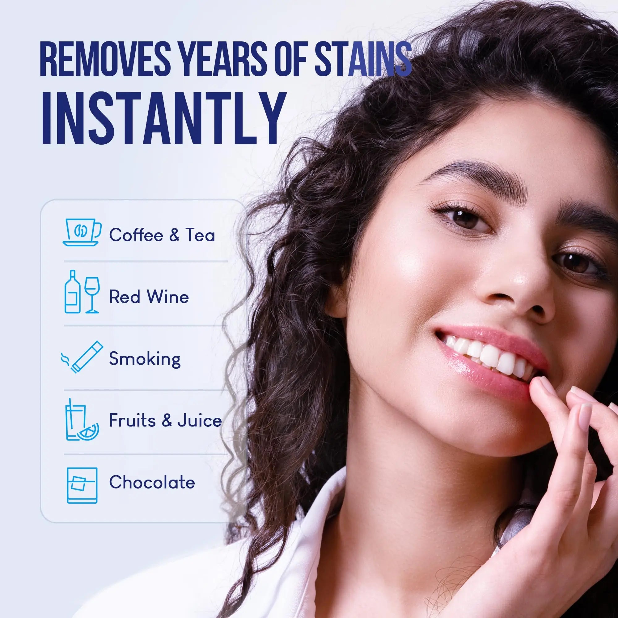 Fioletowy natychmiastowy długopis do wybielania zębów dla jaśniejszego, bielsze uśmiechu