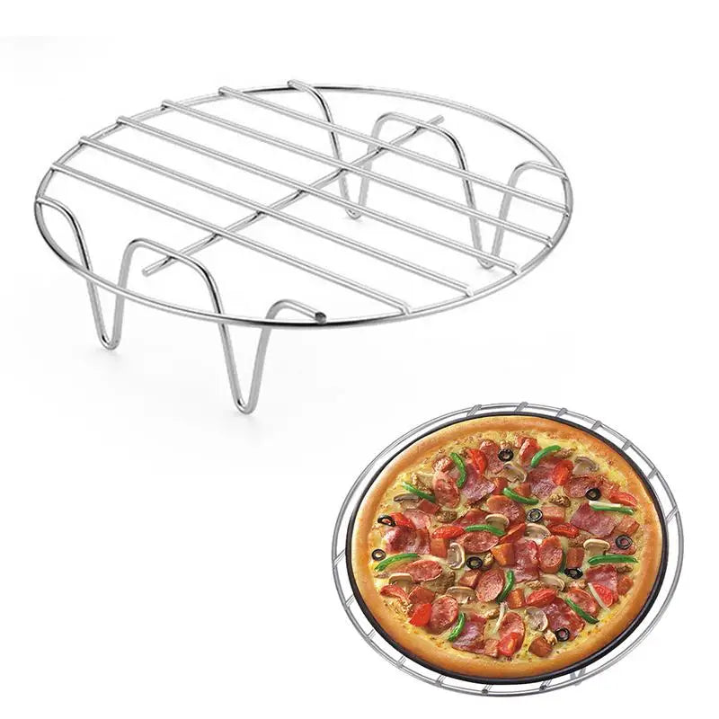 Round Stainless Steel Rack for Air Fryer, Oven and Pot