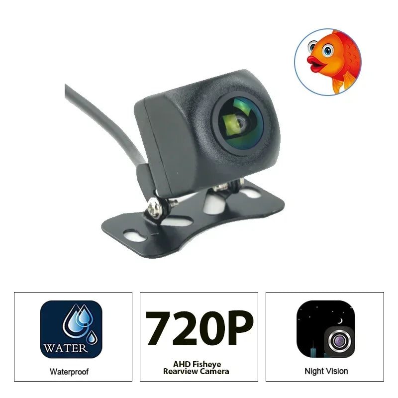 Wired Rear-View Camera, AHD/CVBS Options for Compatible Displays