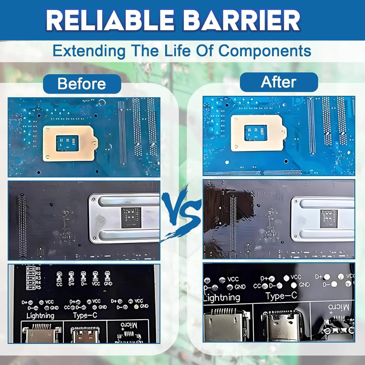 PCB Conformal Coating with Brush - 60ml
