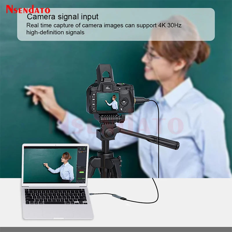 Adaptér pro záznam videa HDMI přes USB-C 2.0