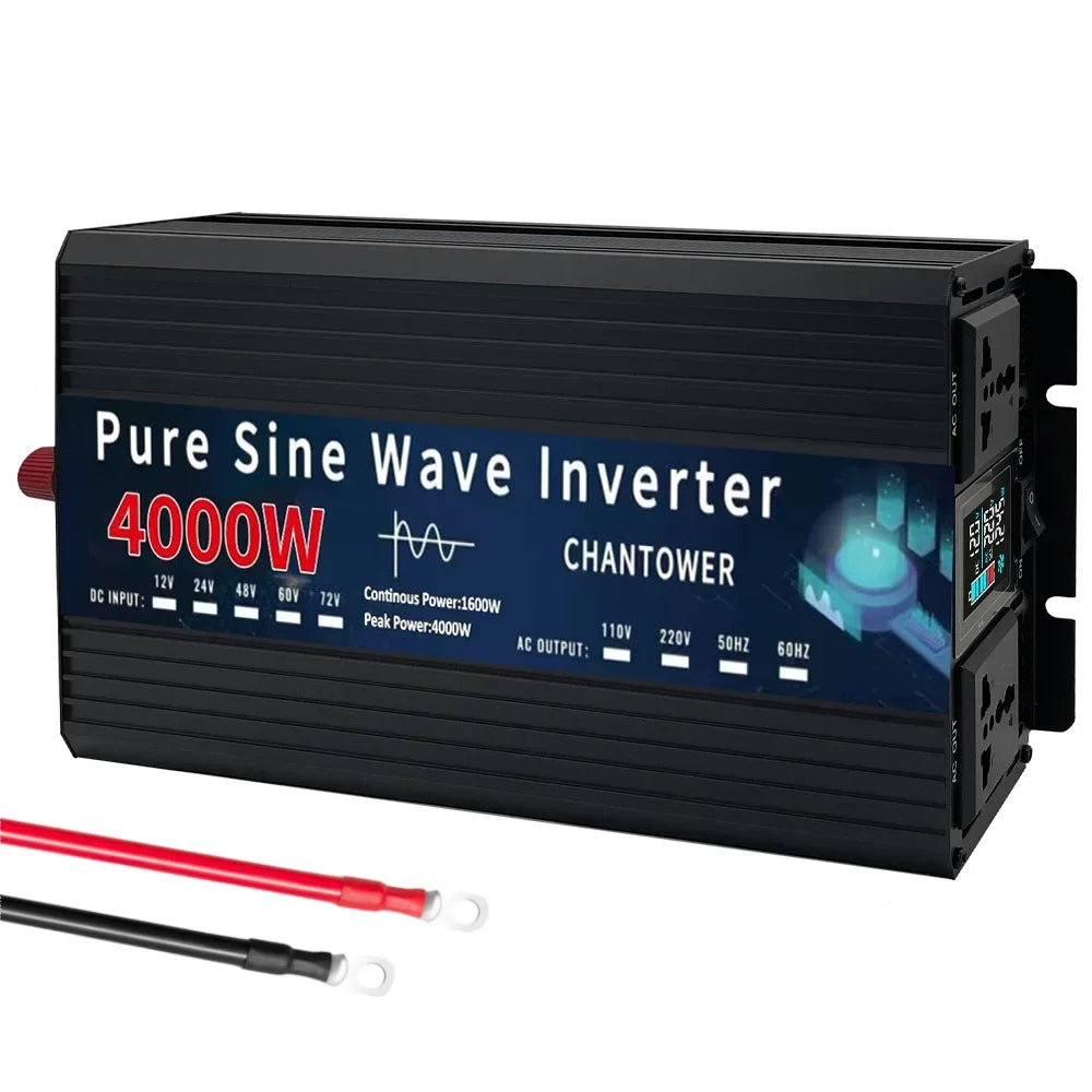 Pure Sine Wave Inverter 12V to 220V 3000W