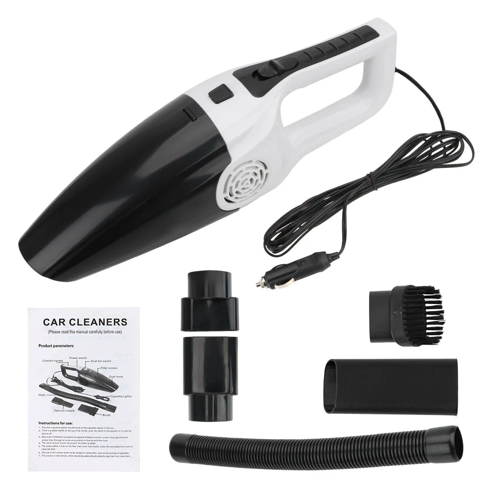 12 V Handheld Car Vacuum - 5 m Power Cord