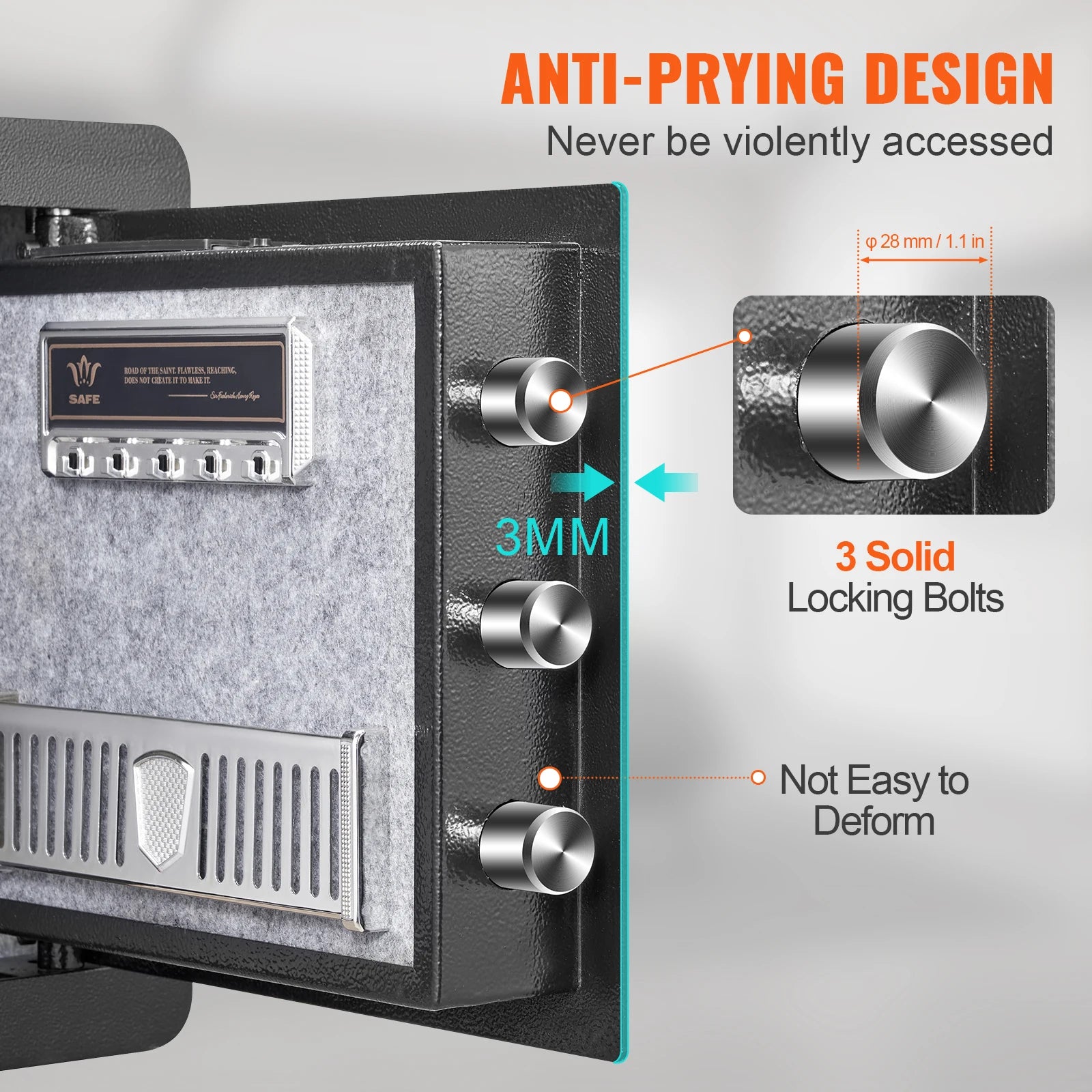 1.2 Cubic Feet Electronic Safe Box with Digital Access