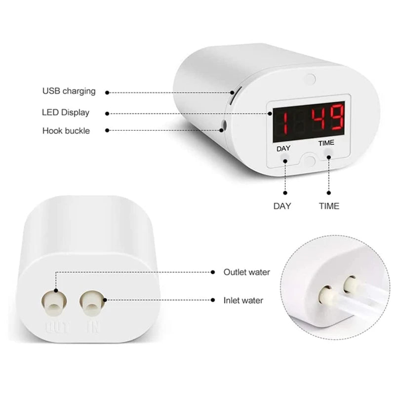 Pompa Automatica per Irrigazione Piante con Timer