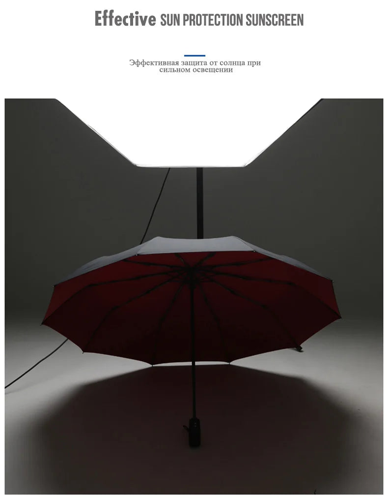 Windproof Double Layer Fully Automatic Resistant Umbrella 
