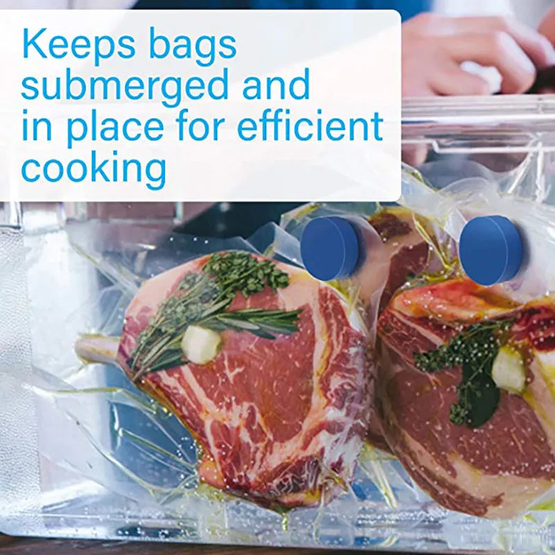 Silicone-Covered Sous Vide Bag Magnets, 4 or 10 Pieces