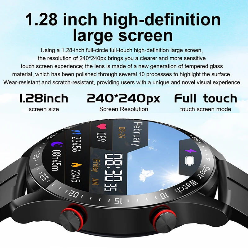 2025 New Outdoor Sports Smart Watch Men GT Series 1.53 inch AMOLED Screen Sports Watch ECG+PPG Health Smartwatch Man For Huawei 