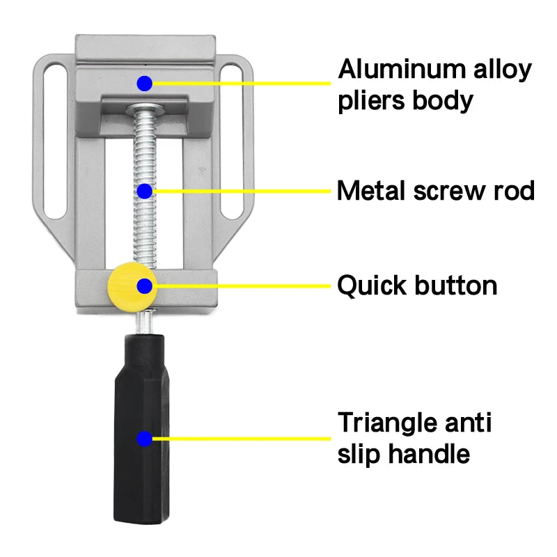 Compact Aluminium-Alloy Bench Vice
