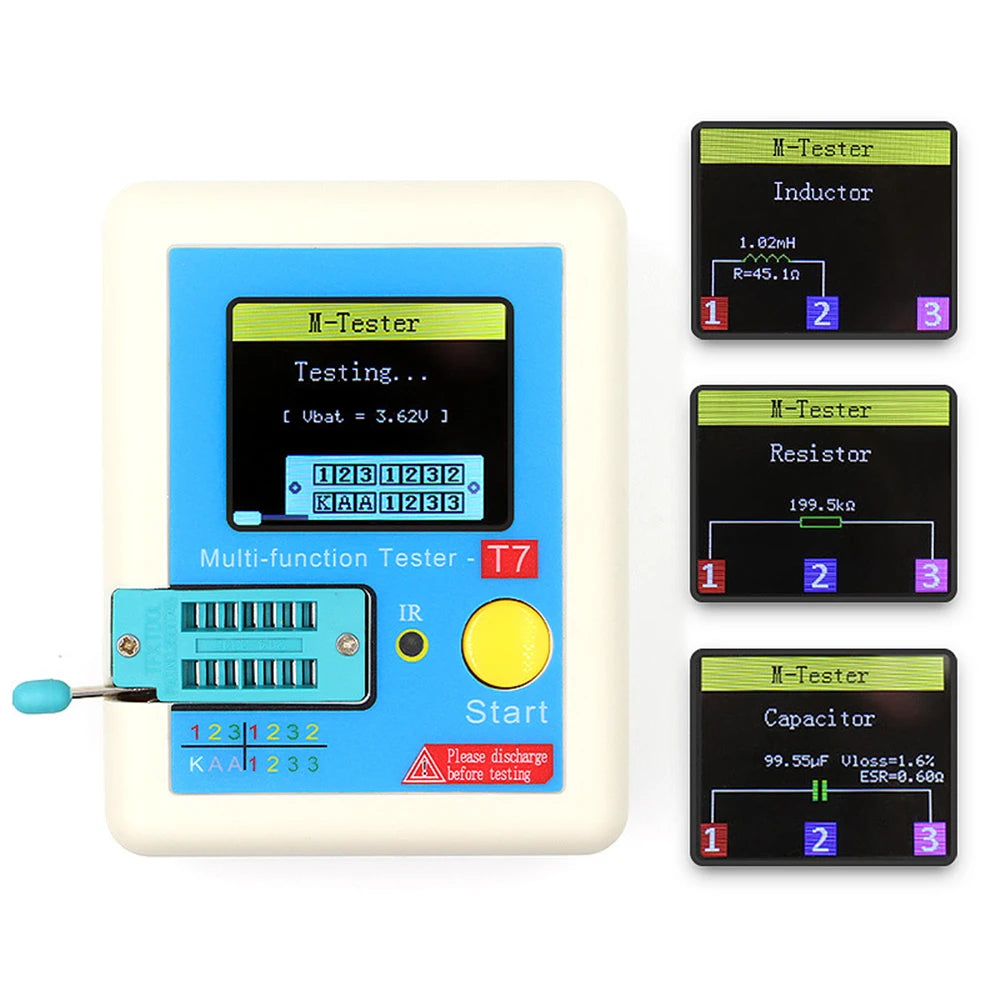 LCR-T7 Rechargeable Electronic Component Tester