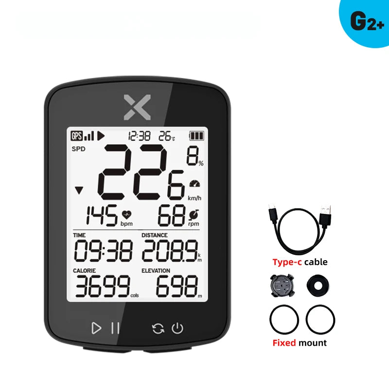 XOSS New G2 GPS G2+ Cycling Computer G Plus Wireless Speedometer Bluetooth Tracker Waterproof Road Bike MTB Bicycle Odometer 