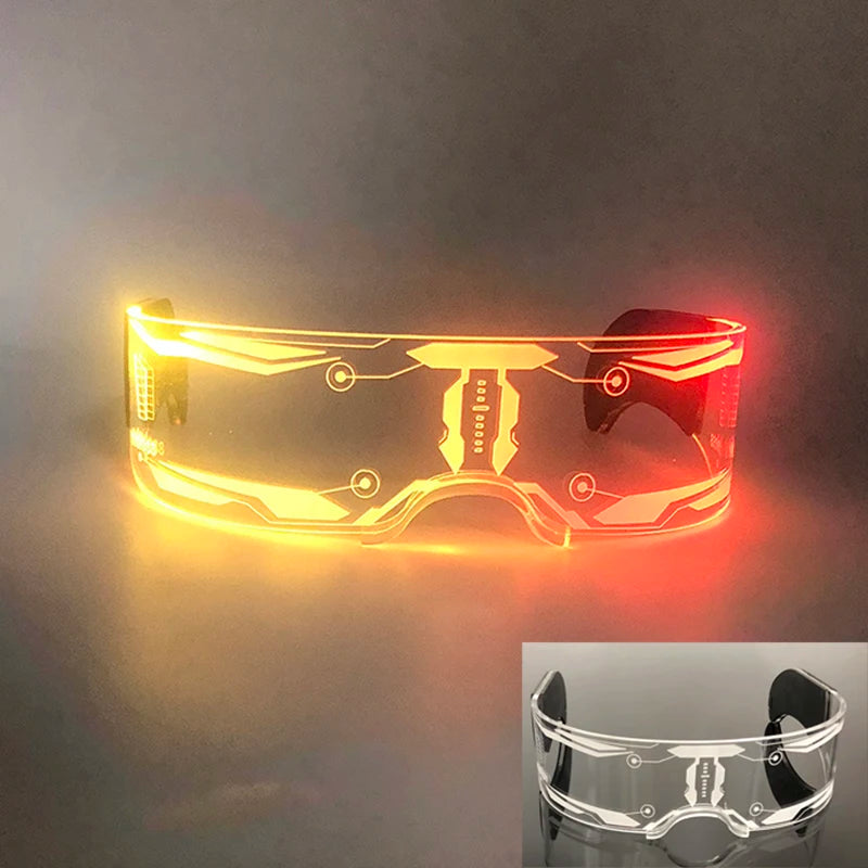 New Colorful LED Glasses Women Men Decor Eyewear Luminous Party Glasses Glowing For  Rave Night Club Bar  Dancing Party 
