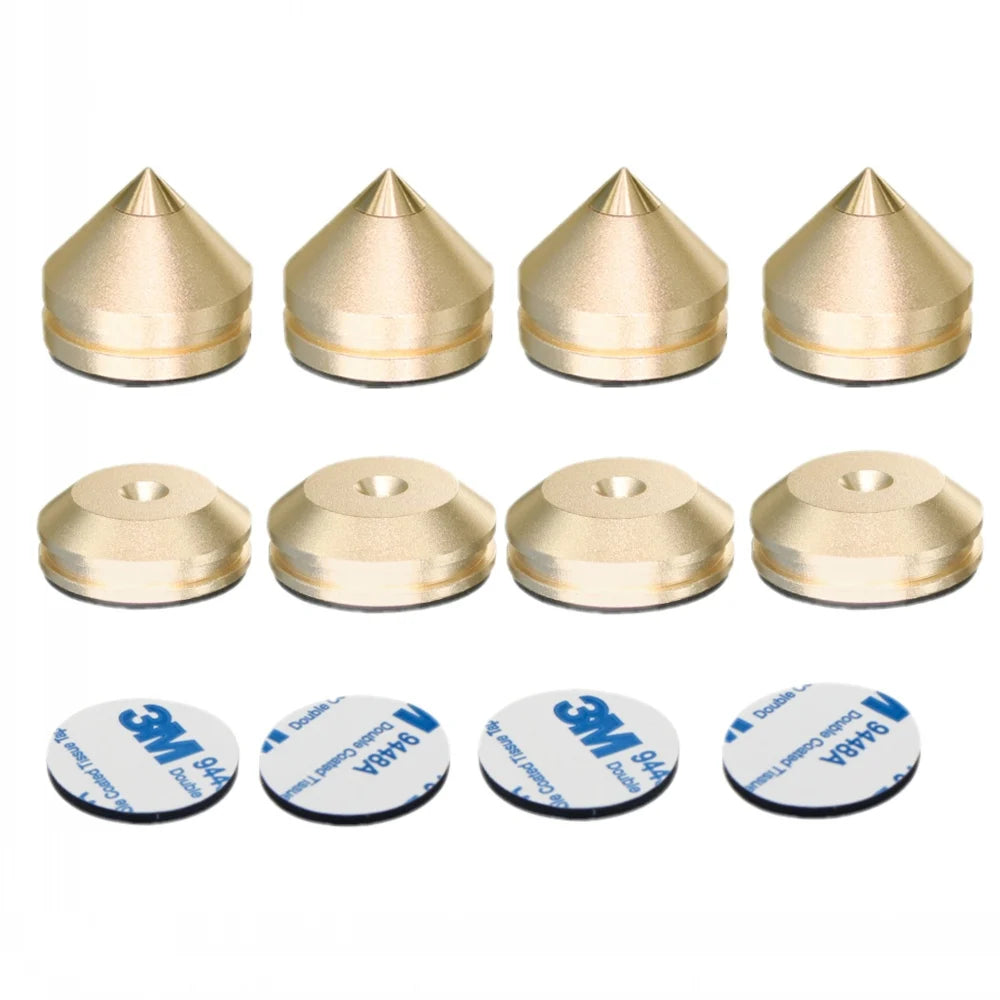 Aluminium Speaker Spike Feet with Pads