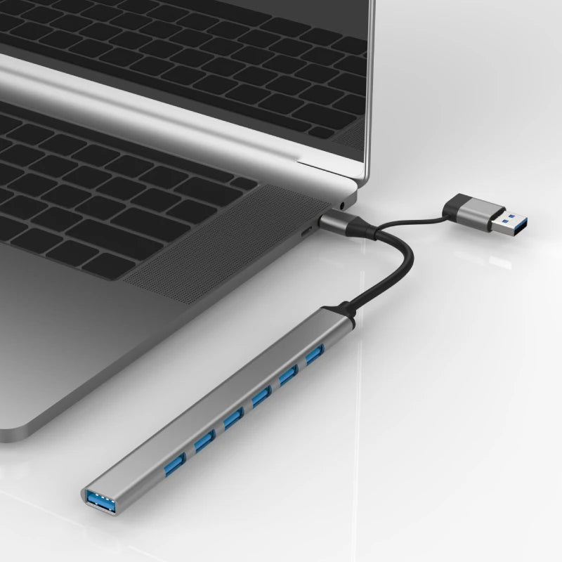 7-Port USB Hub for Compatible Host Devices