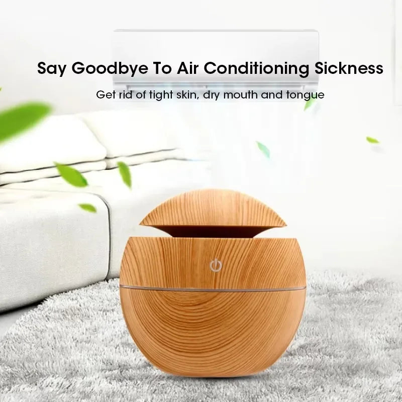 USB Ultrasonic Mini Humidifier with Night Light