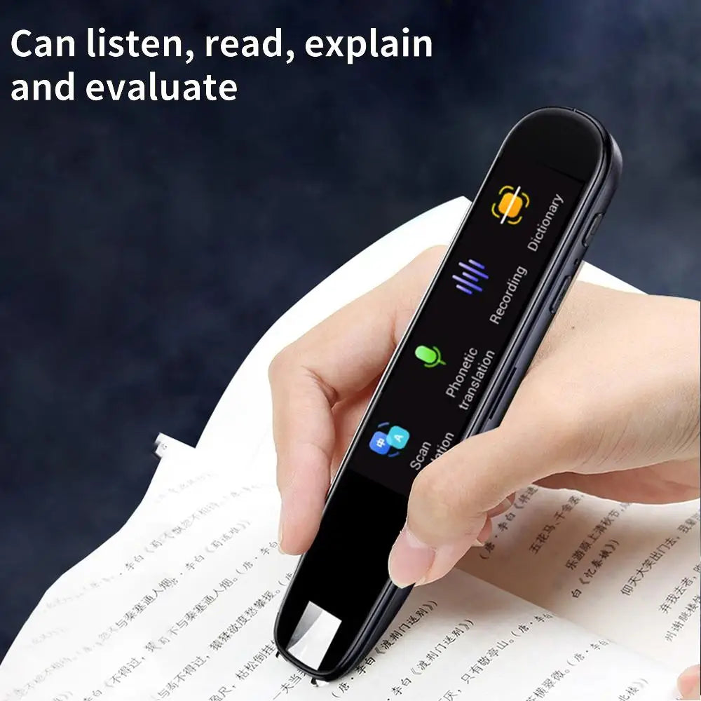 Offline Translation Pen For Teacher Student Dictionary English Intelligent Scanning Point Reading 123 Languages Translator Pen 