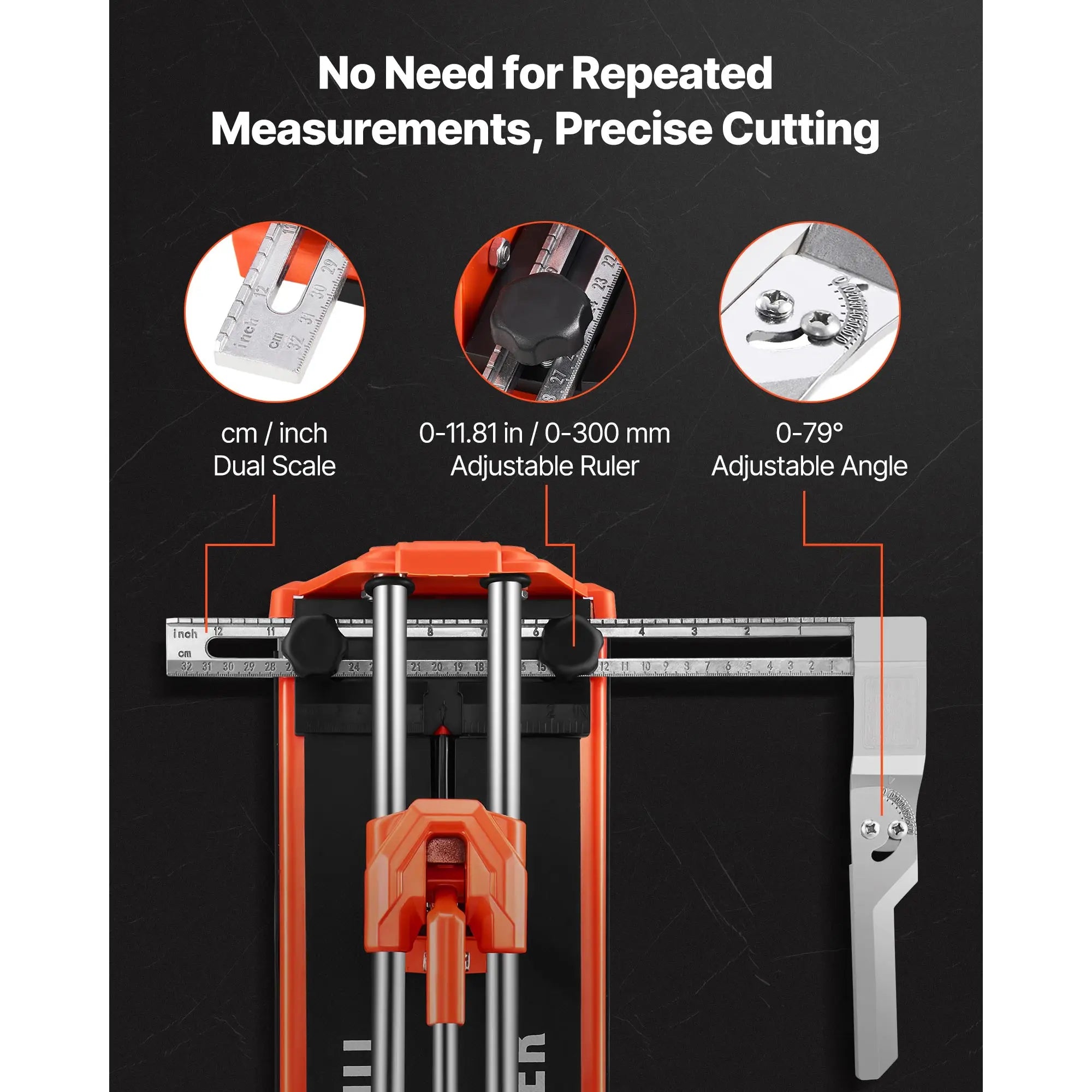 17-Inch Manual Tile Cutter for Wall and Polished Tiles