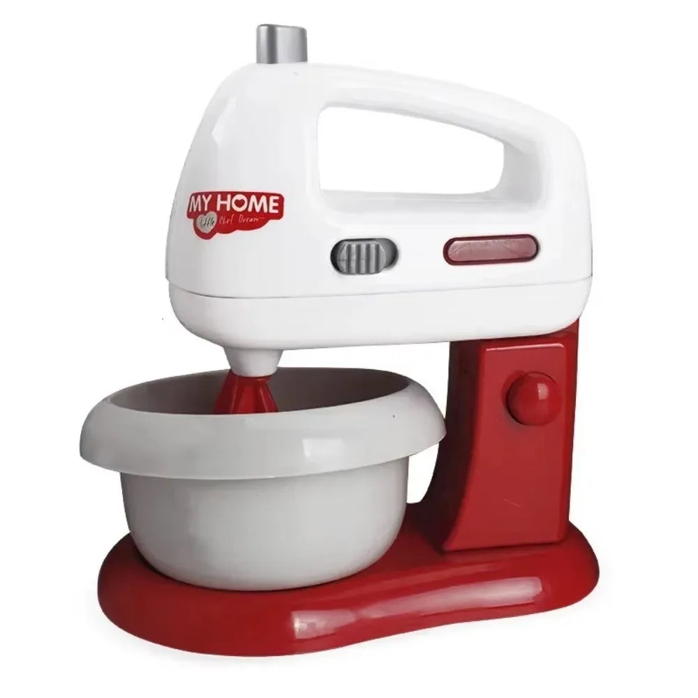 Mini Pretend Play Kitchen Appliance Toy Set, Red