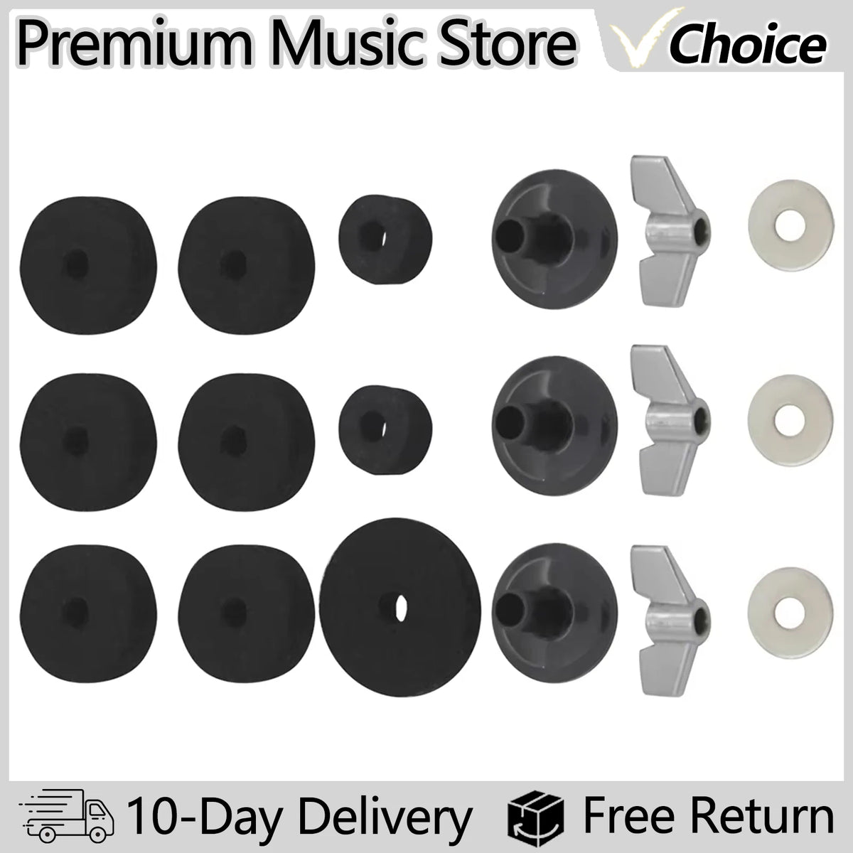 18-Piece Cymbal Mounting Accessory Set
