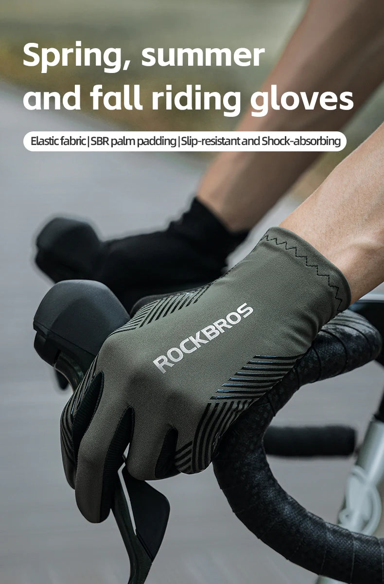 Breathable Cycling Gloves with Touchscreen Grip for Road & MTB