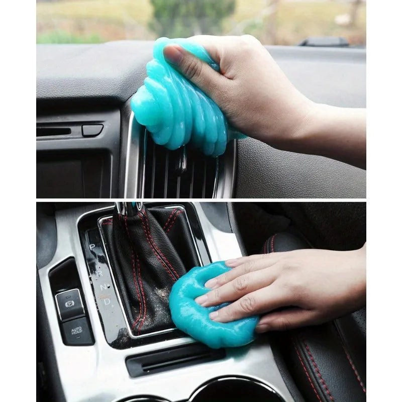 Blue Dust-Cleaning Gel for Vents and Keyboard Gaps