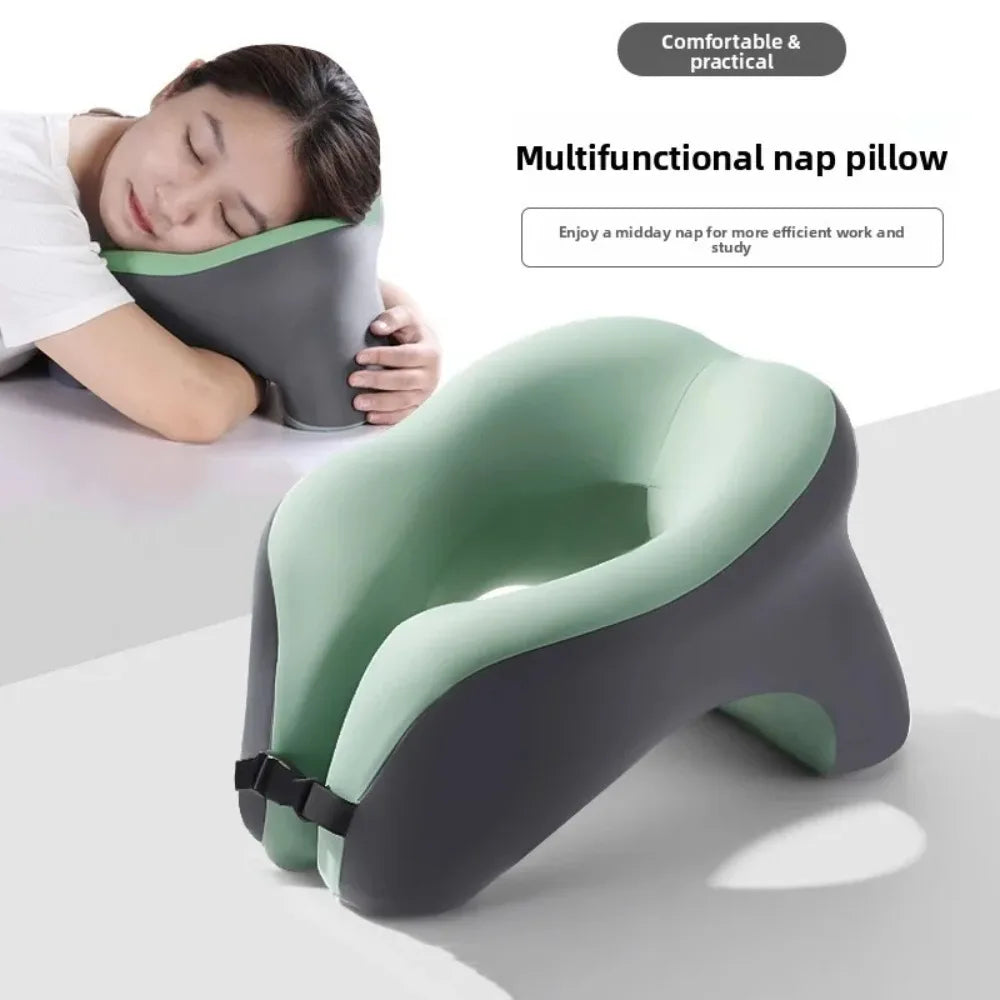 Memory-Foam U-Shaped Travel Neck Pillow