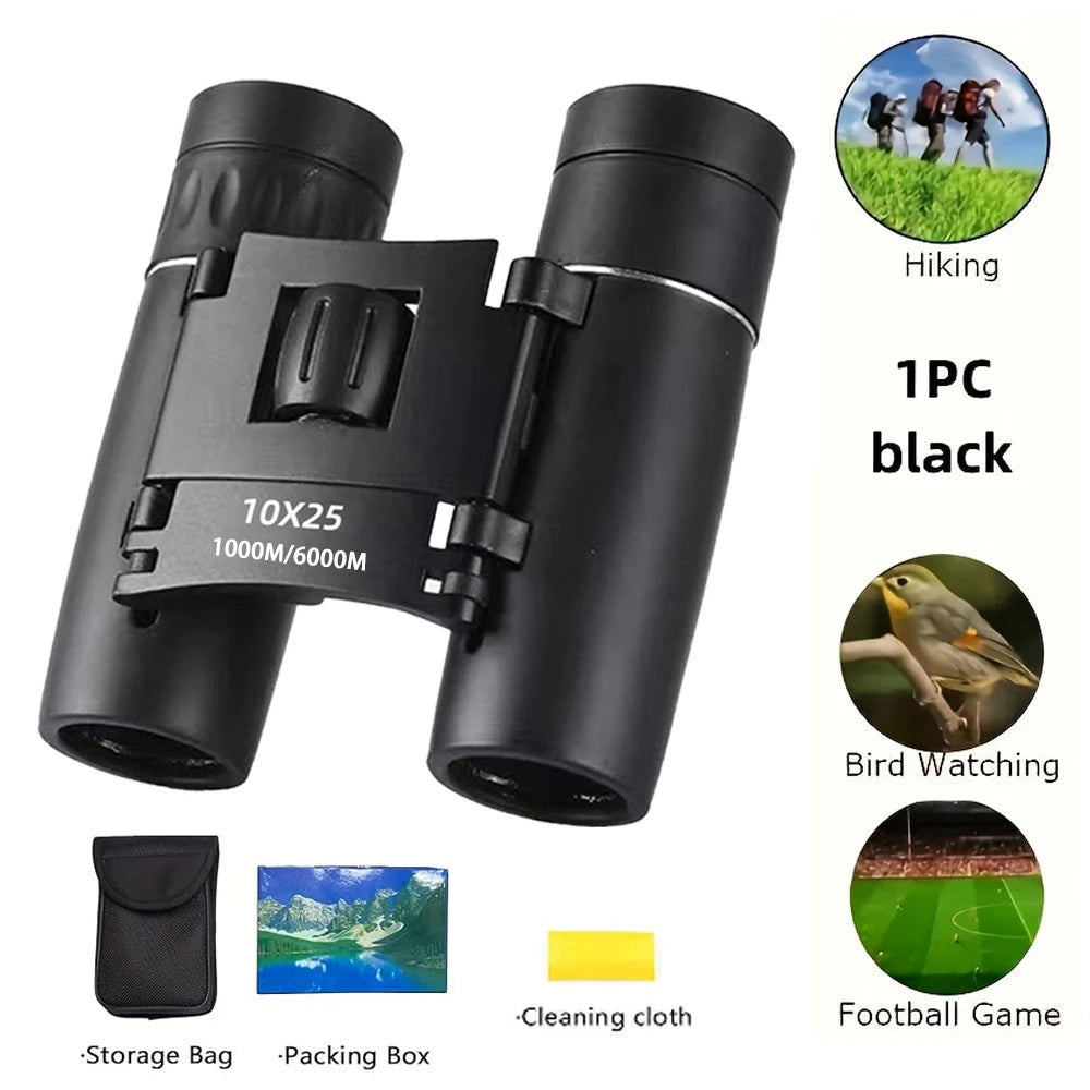 Binoclu compact 10x25 pentru călătorii