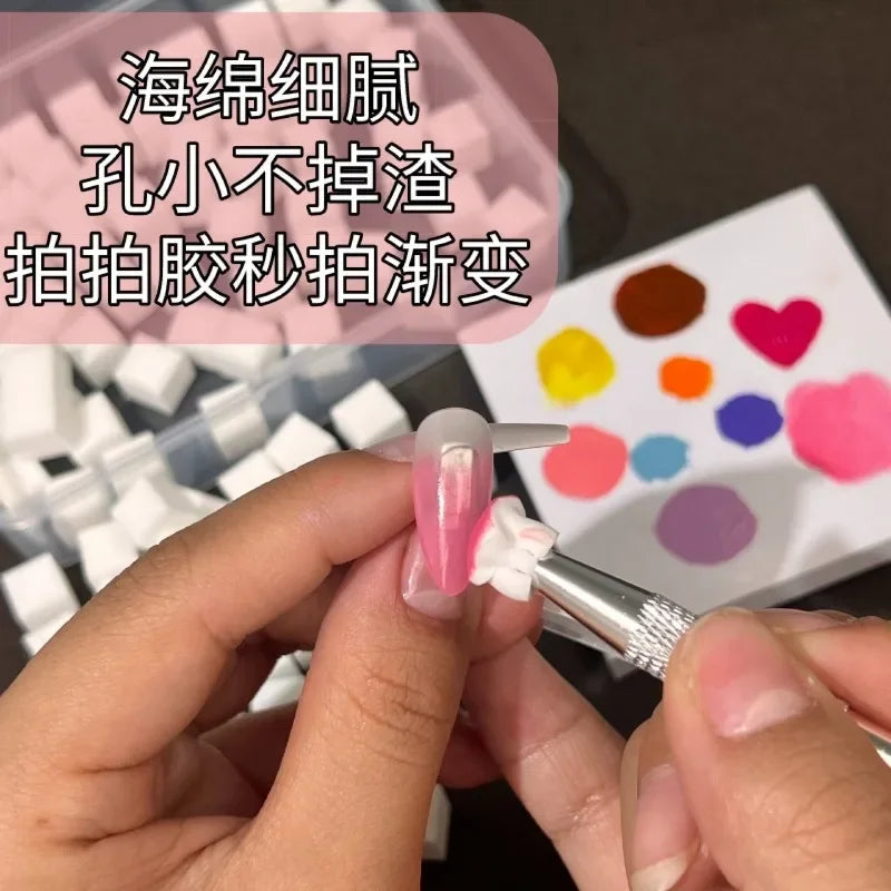 Nail Art Gradient Sponges and Gripping Pen Options