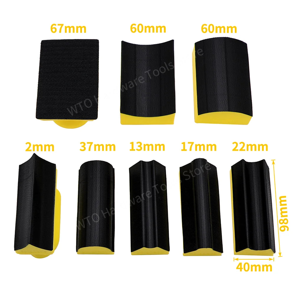 9-Piece Contoured Hand Sanding Block Set