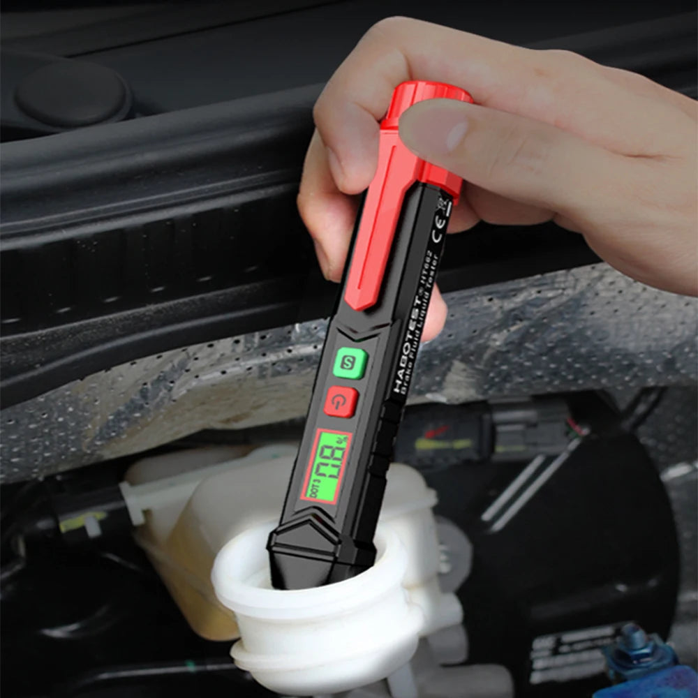 3-Colors Backlight Portable Digital Brake Fluid Tester Accurate Auto Car Brake Oil Tester Sound Light Alarm DOT3 DOT4 DOT5.1