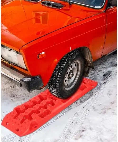 Off-Road Traction Boards with Jack Lift Base, Recovery Board for Sand Mud Snow Tracks - Tire Traction Pads for RV Truck Jeep SUV