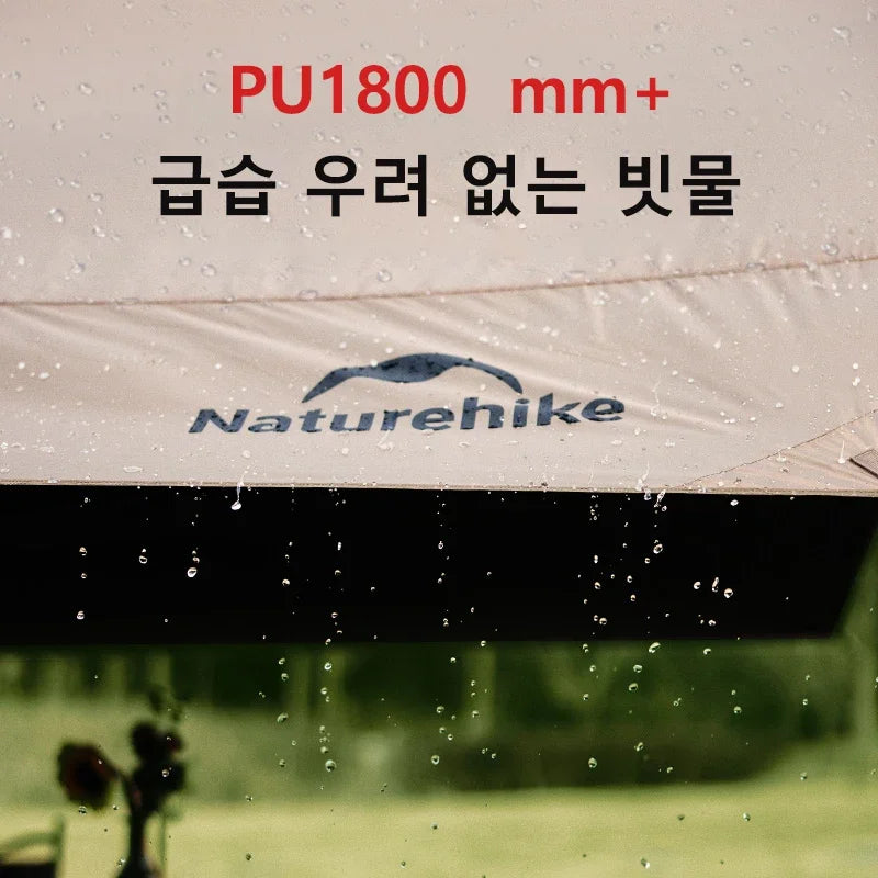 Large 17㎡ Camping Sun Shelter for 10–12 People Outdoor Awning