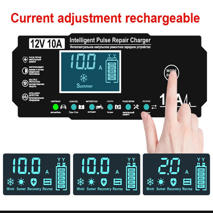 Battery Charger for Compatible 12V LiFePO4 Systems