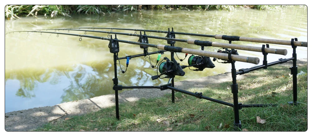 Hirisi B2032 Carp Fishing LED Swinger Drop Off Indicator Metals Soft Pole LED Light Bite Detection for Carp Coarse Fishing