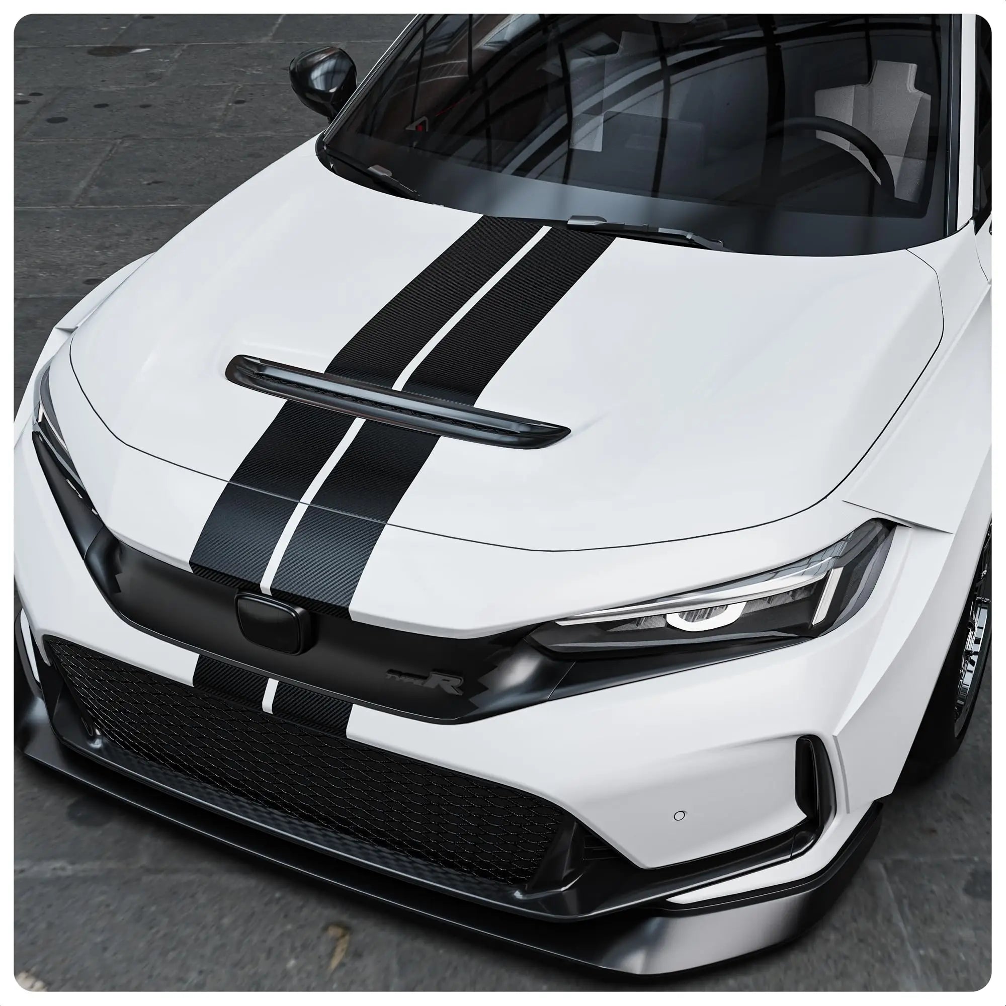 Nano kulfiber bil 3D beskyttelsestape