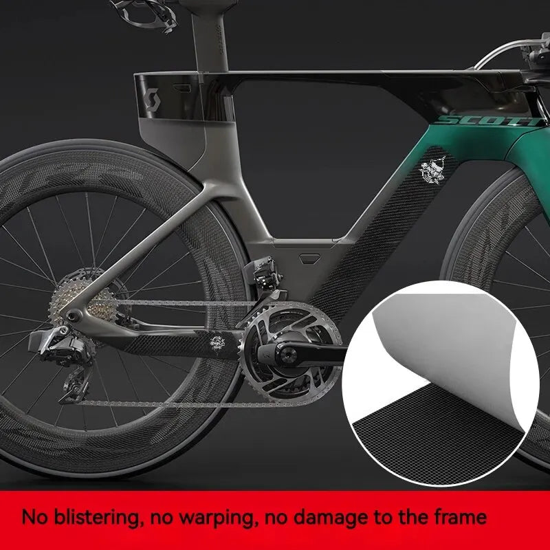 ENLEE Bicycle Frame Protection Sticker MTB Removable Bike Down Tube Anti-Scratch Sticker Tape Protector Cycling Accessories 