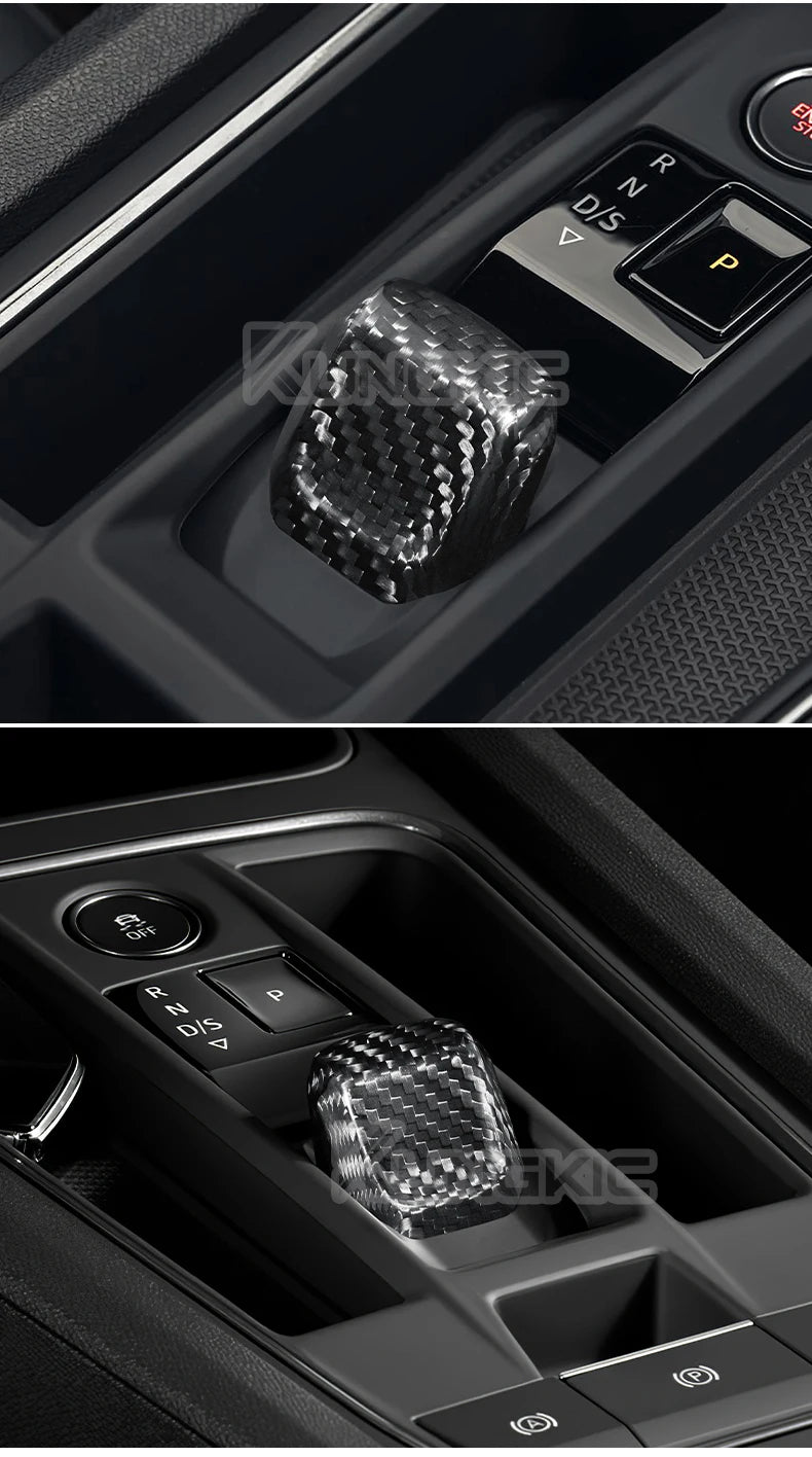 Hard Dry Carbon Fiber Gear Shift Trim for Cupra Leon & Formentor